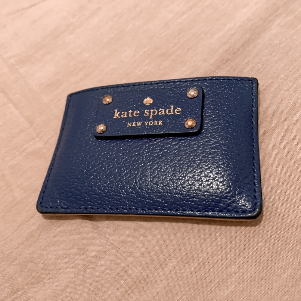 Blue Kate Spade Card Wallet